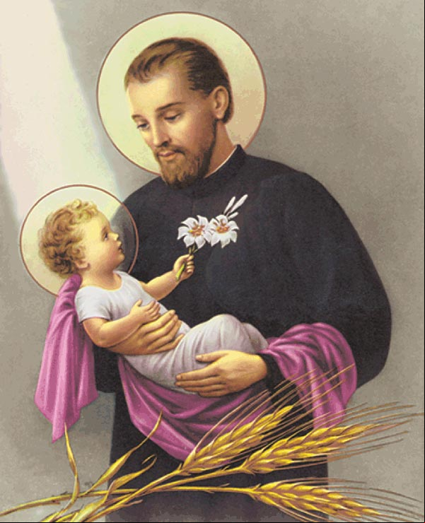 Imagen de San Cayetano, Padre de la Providencia. Patrón de los desempleados, los que buscan trabajo, el pan y la salud Imagen de San Cayetano, Padre de la Providencia
