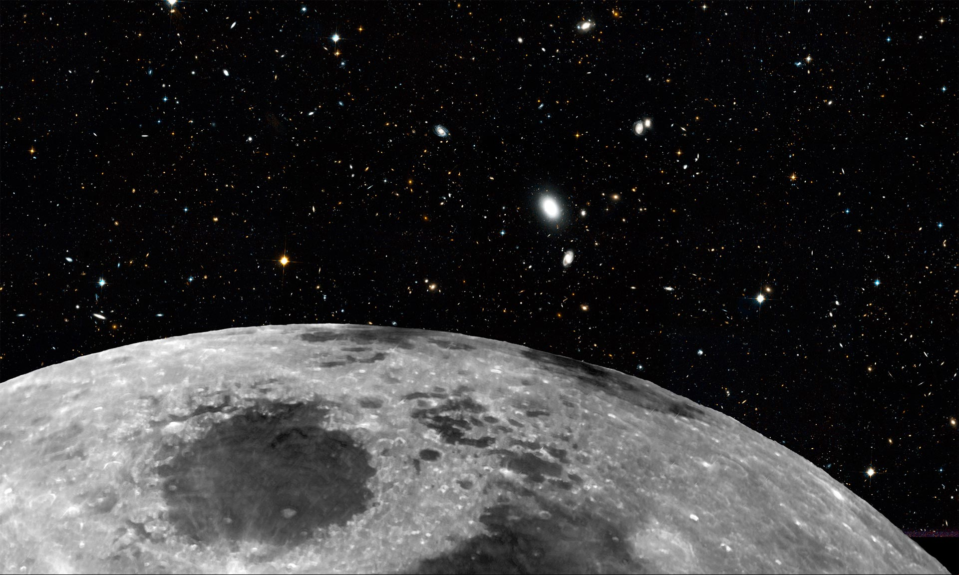 Fotografía de la Luna y el espacio exterior que nos rodea Fotografía de la Luna y el espacio exterior que nos rodea