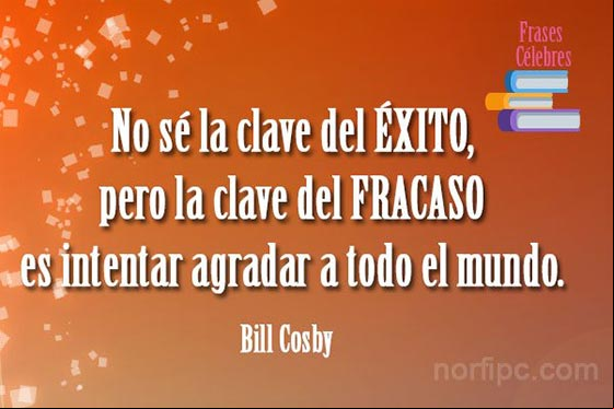 Foto con frase célebre sobre el exito y el fracaso en la vida
