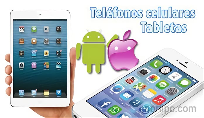 Teléfonos celulares y tabletas para navegar en internet