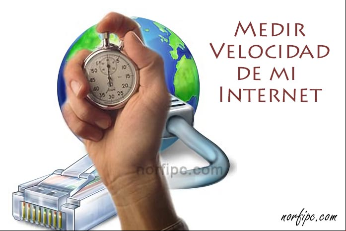 Medir velocidad de la conexión de internet