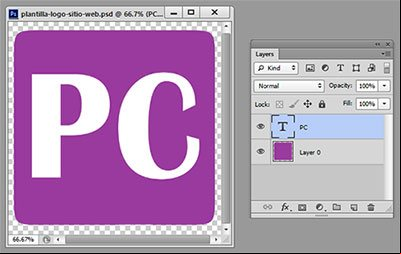 Crear un logo para un blog o sitio web con una plantilla en PSD Crear un logo para un blog o sitio web con una plantilla en PSD